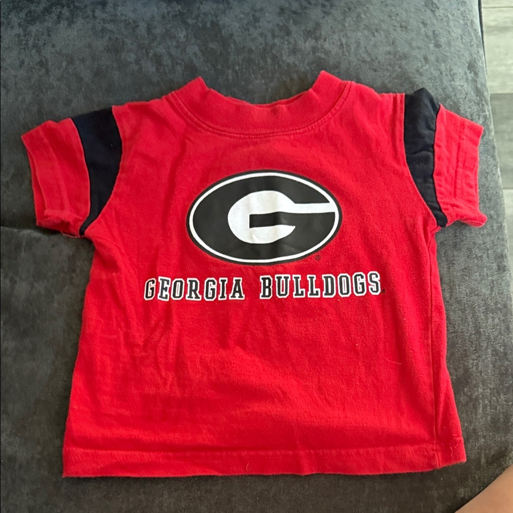 Georgia Bulldogs Kids Red T-Shirt
